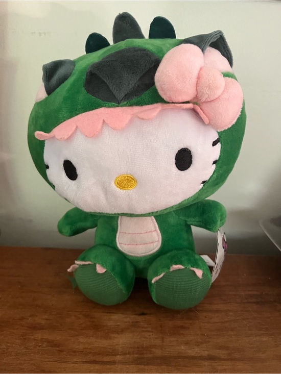 Sanrio Other - Sanrio Hello Kitty Plush Dinosaur Costume 9” Cute Toy Doll New W Tags